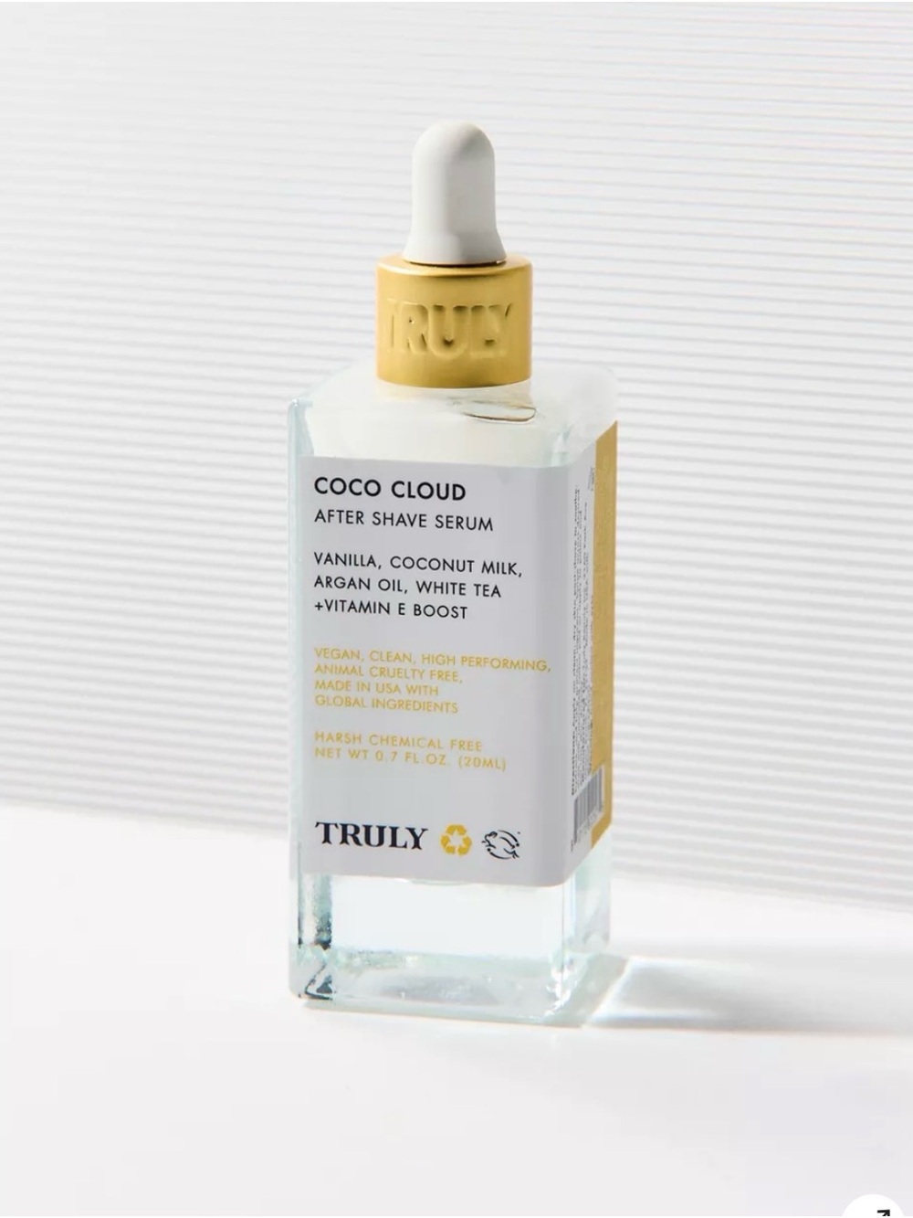 TRULY Coco Cloud After Shave Serum — NWOB- 0.7 fl oz